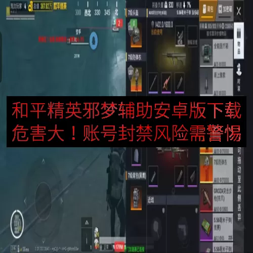 和平精英邪梦辅助安卓版下载危害大！账号封禁风险需警惕